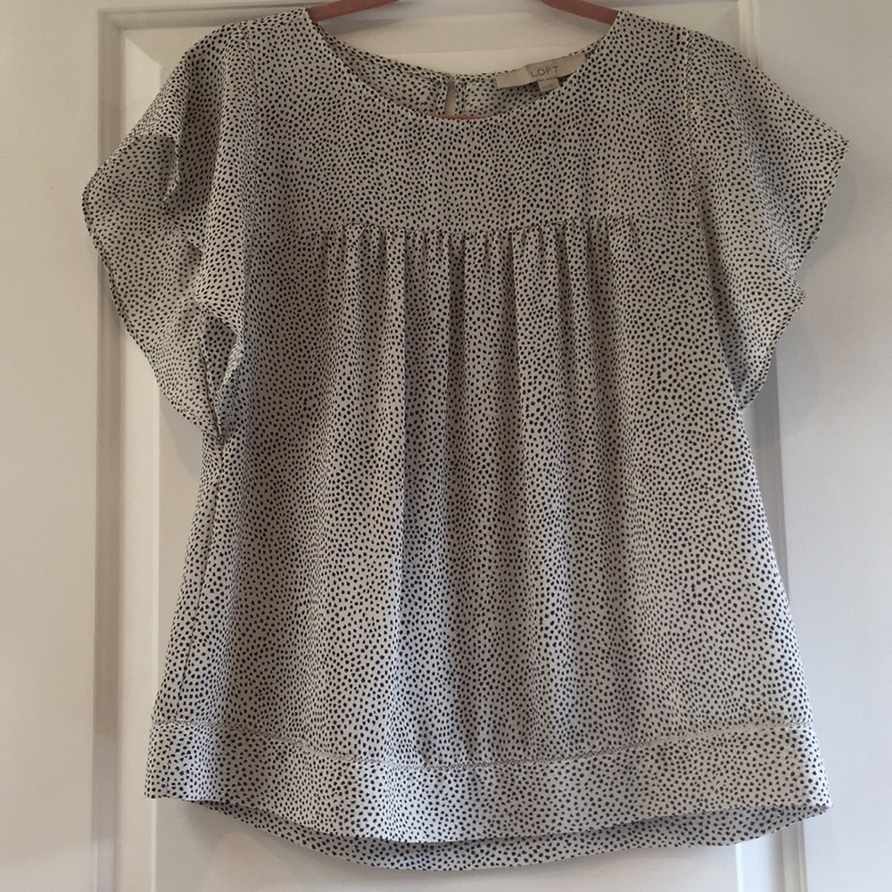 Loft Flutter Sleeve Blouse